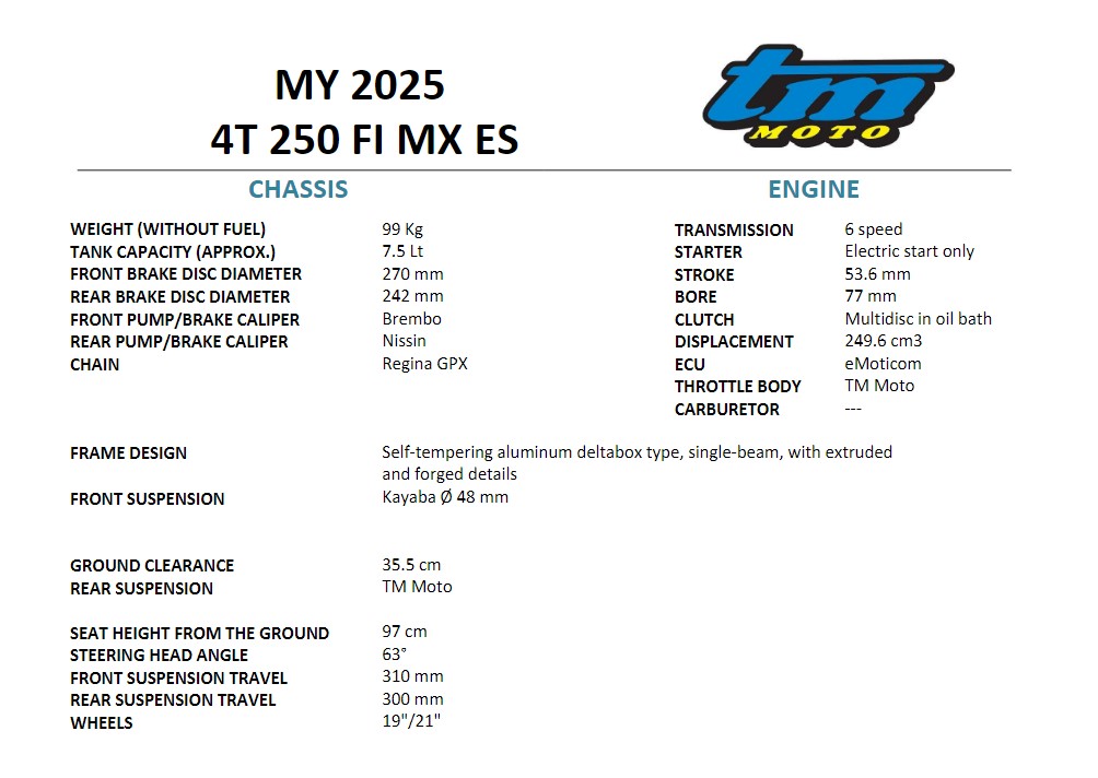 image 5 of 2025 MX 250 Fi 4 STROKE